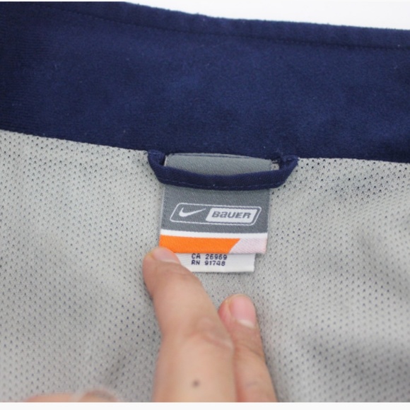 Men's Nike Bouer Full Zip Jacket Blue & Gray Sze M - Picture 4 of 8